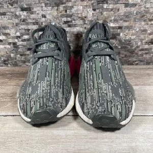 adidas Shoes Mens Bz222adidas Boost Nmd R Camo Utility Gray